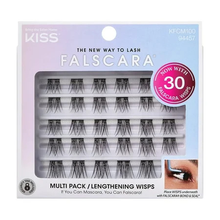 KISS FALSCARA Collection DIY Eyelash Extensions Multipack, Lengthening Wisps, 30 Ct. | Walmart (US)