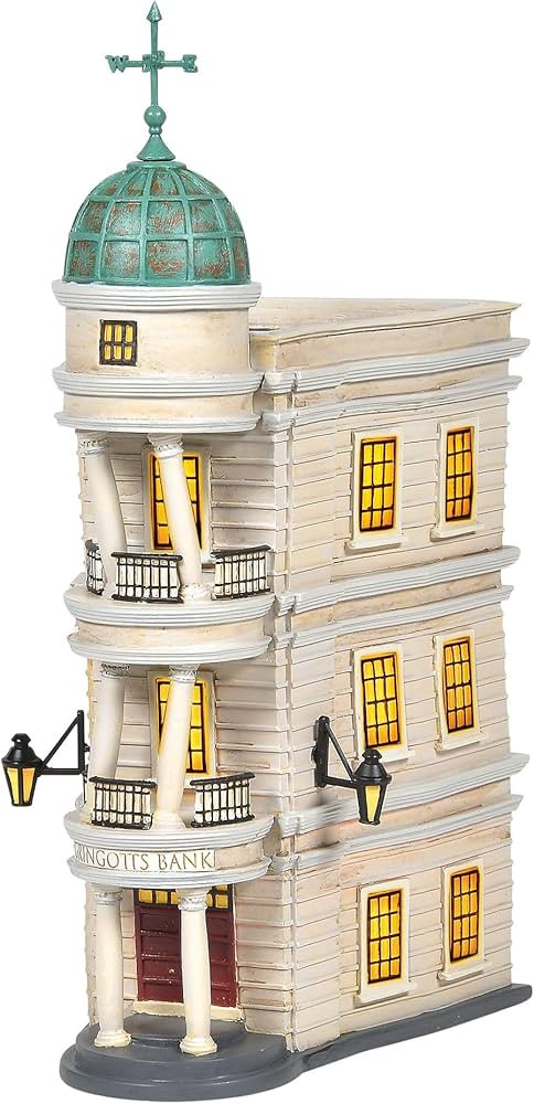 Department 56, Resin 6005616 Harry Potter Village Gringotts Bank Lit Building, 10.16 Inch, Multic... | Amazon (US)