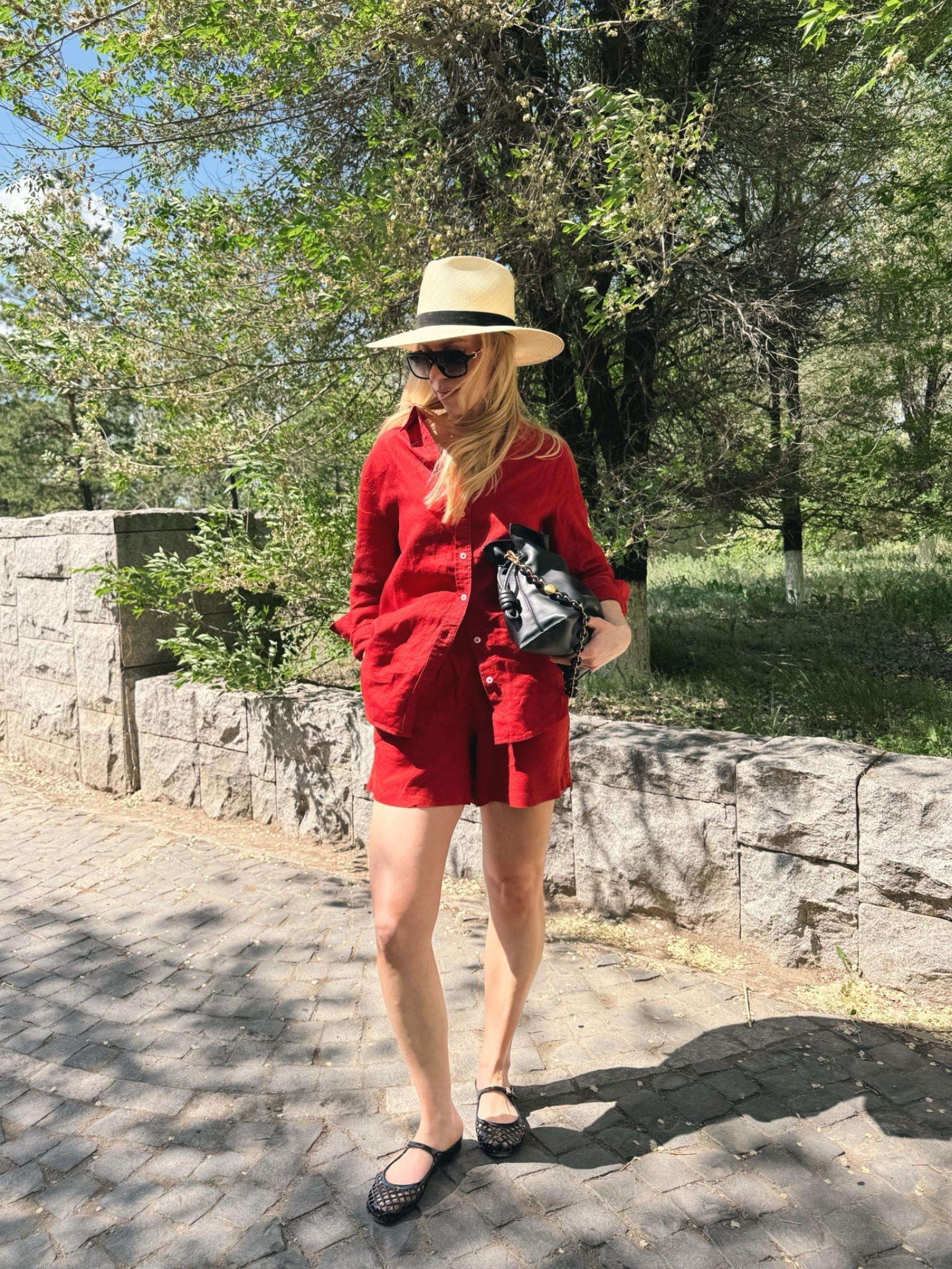 This red linen set @Quince is so chic and under $75! Lots of colors to choose from and easy to mix and match both pieces

#LTKTravel #LTKSeasonal #LTKOver40
