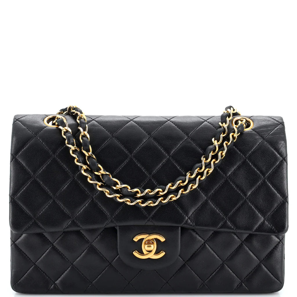 Vintage Classic Double Flap Bag Quilted Lambskin Medium | Rebag