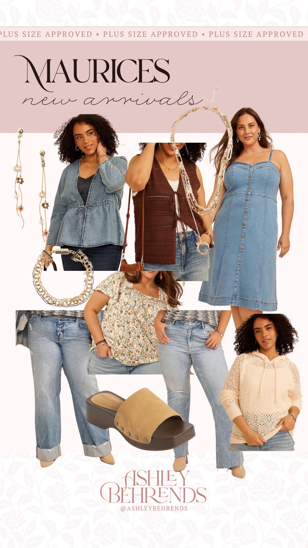 @Maurices has some of the most adorable new arrivals and they are plus size approved. I’m loving all the denim options and the crochet styles. The colors are giving more fall vibes, but I am completely here for it.

#LTKPlusSize #LTKSaleAlert #LTKSeasonal