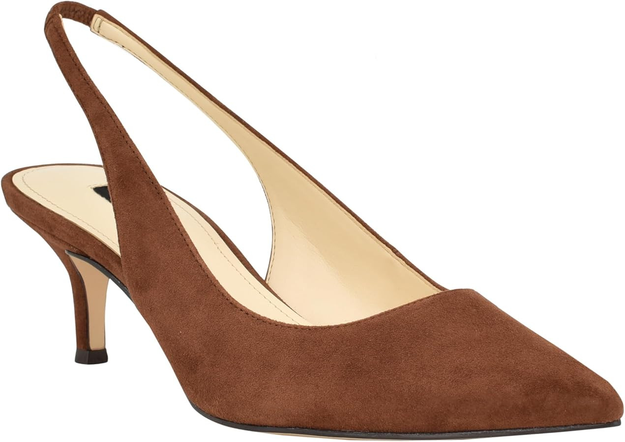 Nine West Womens Nataly Slingback Pointed Toe Pumps | Amazon (US)