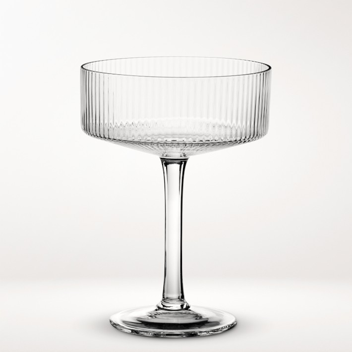 Modern Optic Coupe Glasses, Set of 4 | Williams-Sonoma