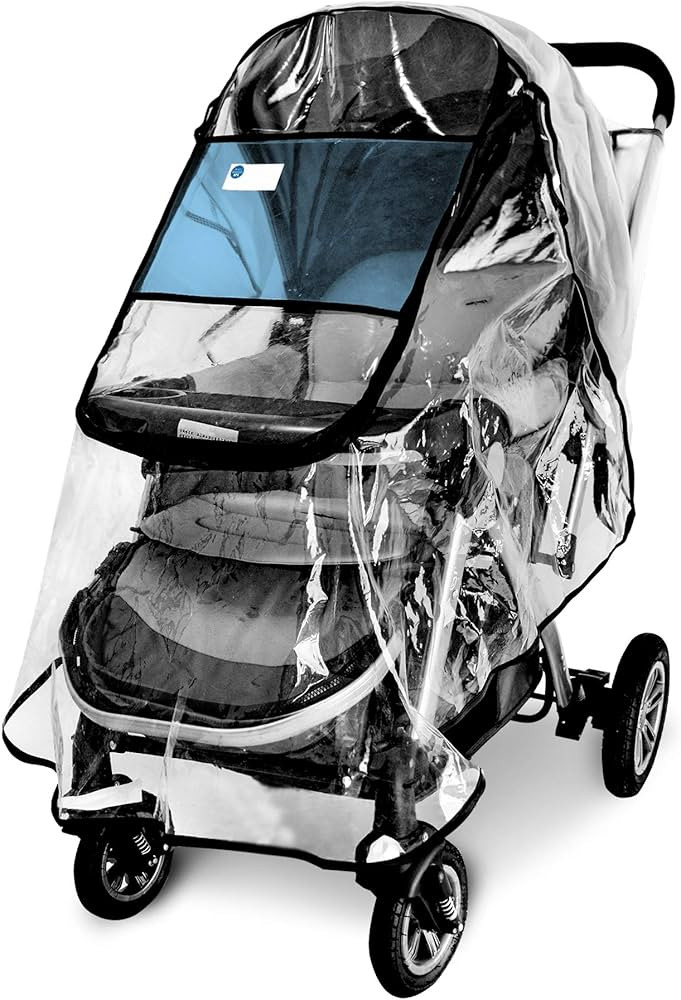 Stroller Rain Cover,Universal Stroller Accessory,Waterproof, Windproof Protection,Protect from Du... | Amazon (US)
