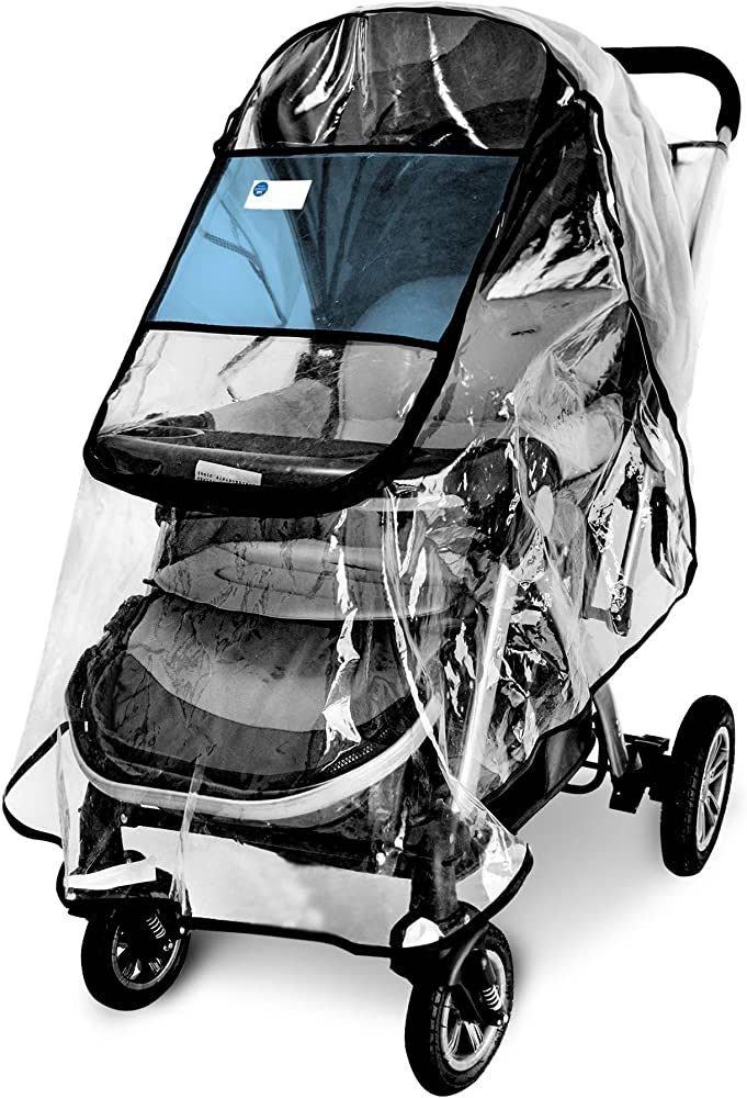Stroller Rain Cover,Universal Stroller Accessory,Waterproof, Windproof Protection,Protect from Du... | Amazon (US)
