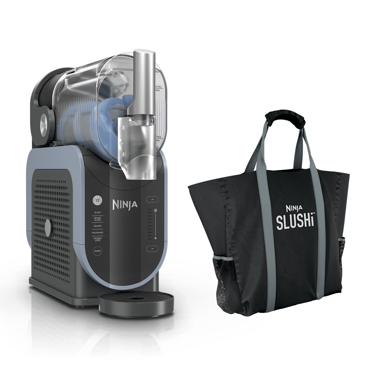 Ninja SLUSHi Professional Frozen Drink Maker with Free Tote Bag in Artic Blue/Gray | FS301 | SharkNinja | SharkNinja