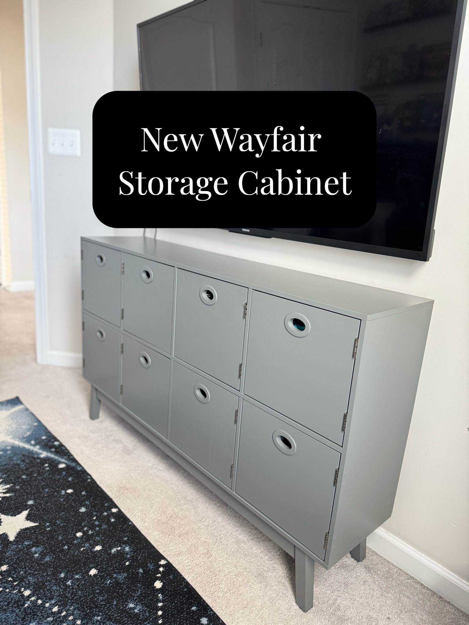 I have wanted this cabinet for toy storage for years. Mainly because I believe in the power of organization and functionality, especially for kids. This is great for toys and trinkets, or maybe even clothes. Your house, your rules.

#housetohome #wayfair #wayfairstoragecabinet #wayfaircabinet #kidsbedroomstorage #kidsbedroomorganization #toystorage #storagesolutions #homestorage #homeorganization

#LTKmomlife #LTKHome #LTKKids