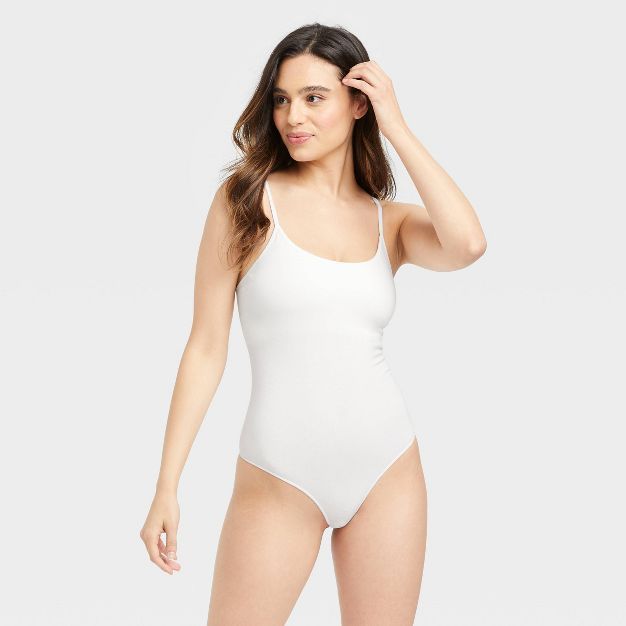 Women's Cotton Seamless Bodysuit - Auden™ | Target