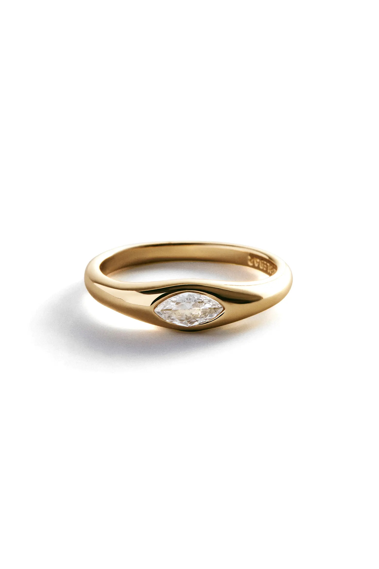 BaubleBar Niecy Marquise Cubic Zirconia Pinky Ring (Women) | Nordstrom | Nordstrom