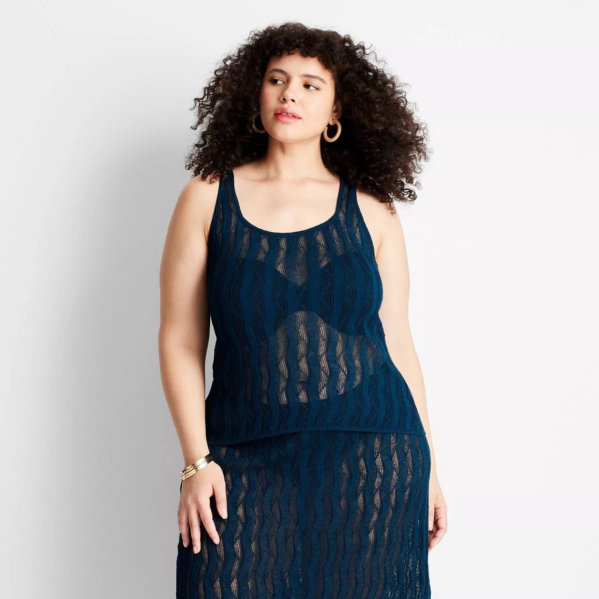 Women's Lace Sweater Tank Top - Future Collective™ with Jenee Naylor | Target