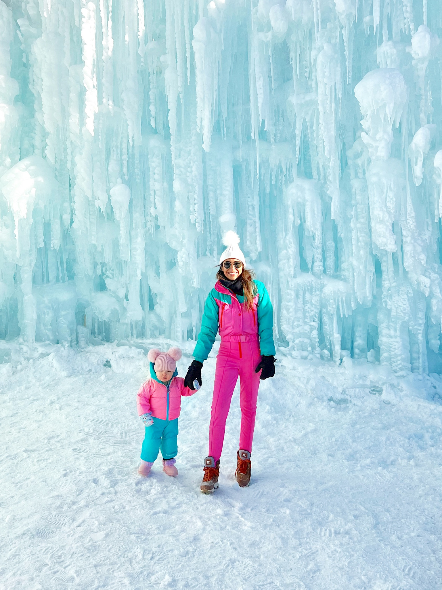 Women ski suit 
Baby ski suit 
Baby beanie 


#LTKfamily #LTKtravel #LTKbaby