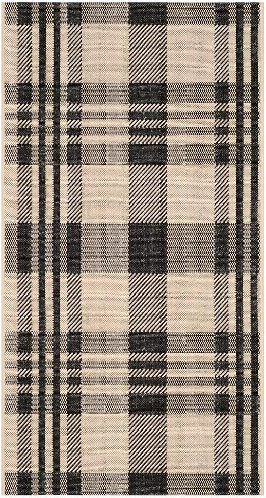 Safavieh Courtyard Collection CY6201 Plaid Indoor/ Outdoor Non-Shedding Stain Resistant Patio Bac... | Amazon (US)