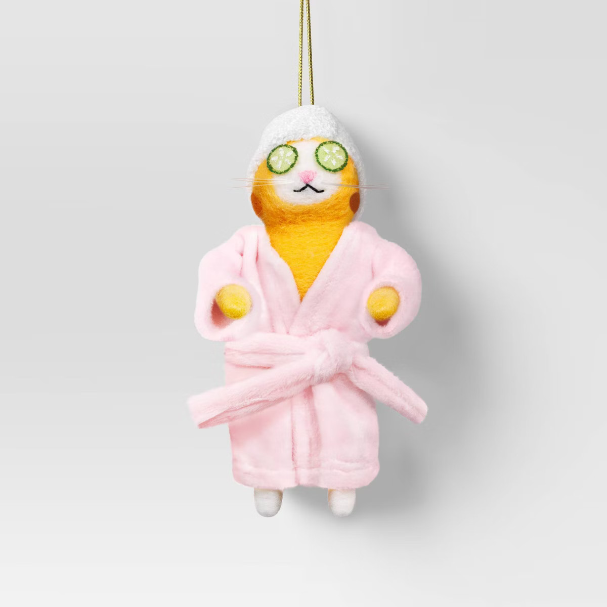 Christmas Felted Wool Cat Ornament Robe - Wondershop™ | Target
