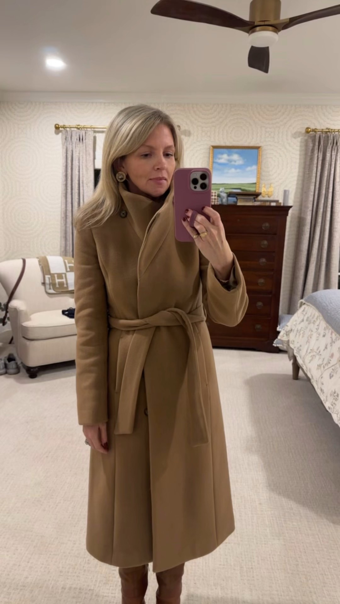 Finally found the perfect camel colored wool coat!!  The quality and tailoring is exceptional - I am 5’3” so finding a coat with a great fit can be hard….i am here to tell you that this one is IT!!  And in my opinion, the price for the quality is hard to beat. I am in the size XS  