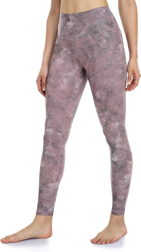 Colorfulkoala Women's High Waisted Matte Faux Leather Leggings Full Length Yoga Pants | Amazon (US)