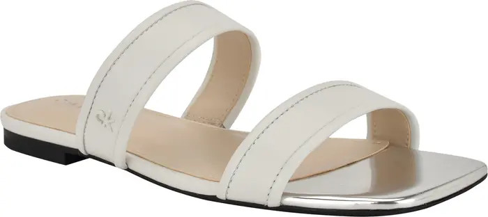 Calvin Klein Felisa Two-Strap Sandal (Women) | Nordstromrack | Nordstrom Rack