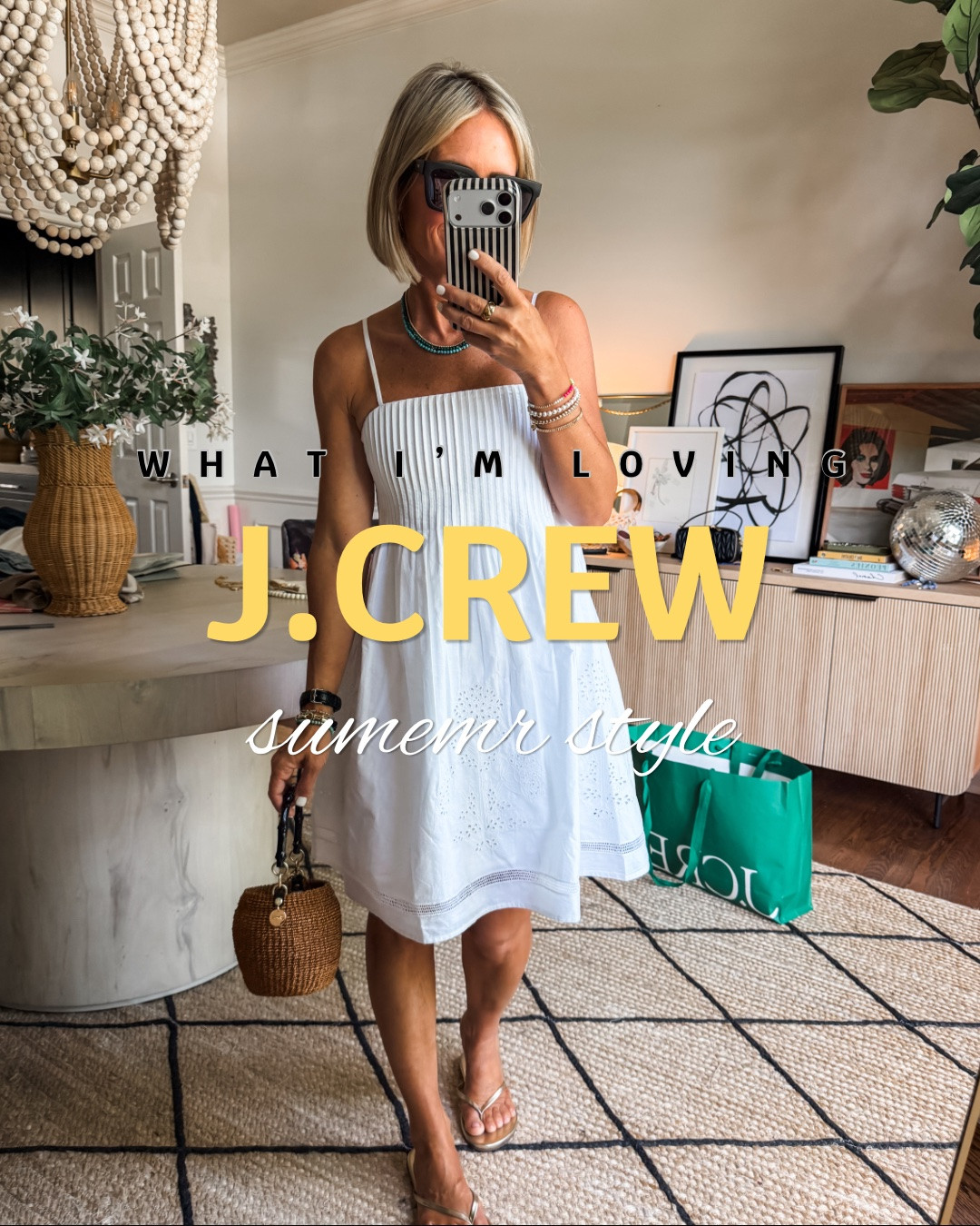 Stopped into @jcrew to see some of the new Summer pieces! So many cute finds that caught my eye! Options that are easy to style and wear everyday buy anything but basic! J.Crew has always been a yes for me, and I can’t wait to wear these looks!
comment shop for links

#LTKootd #LTKSeasonal #LTKSaleAlert