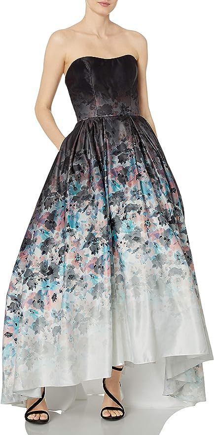 Betsy & Adam Women's Long Strapless Ball Gown Dress | Amazon (US)