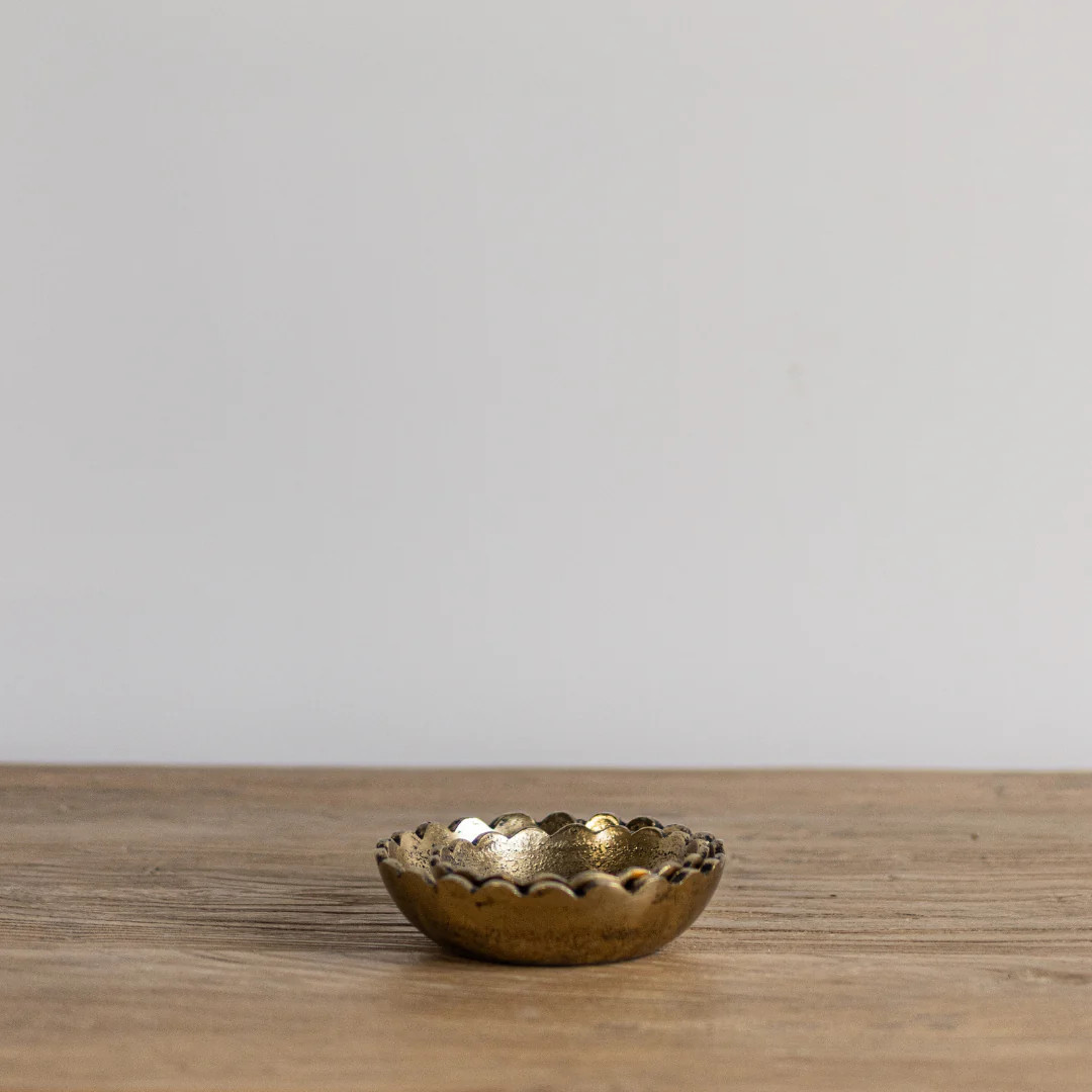 Gold Scallop Bowls | By Luxe B Co. | luxe bCO