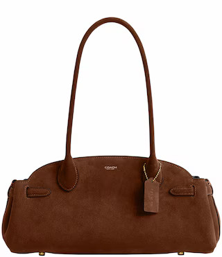 Empire 34 Carryall Suede Shoulder Bag | Dillard's