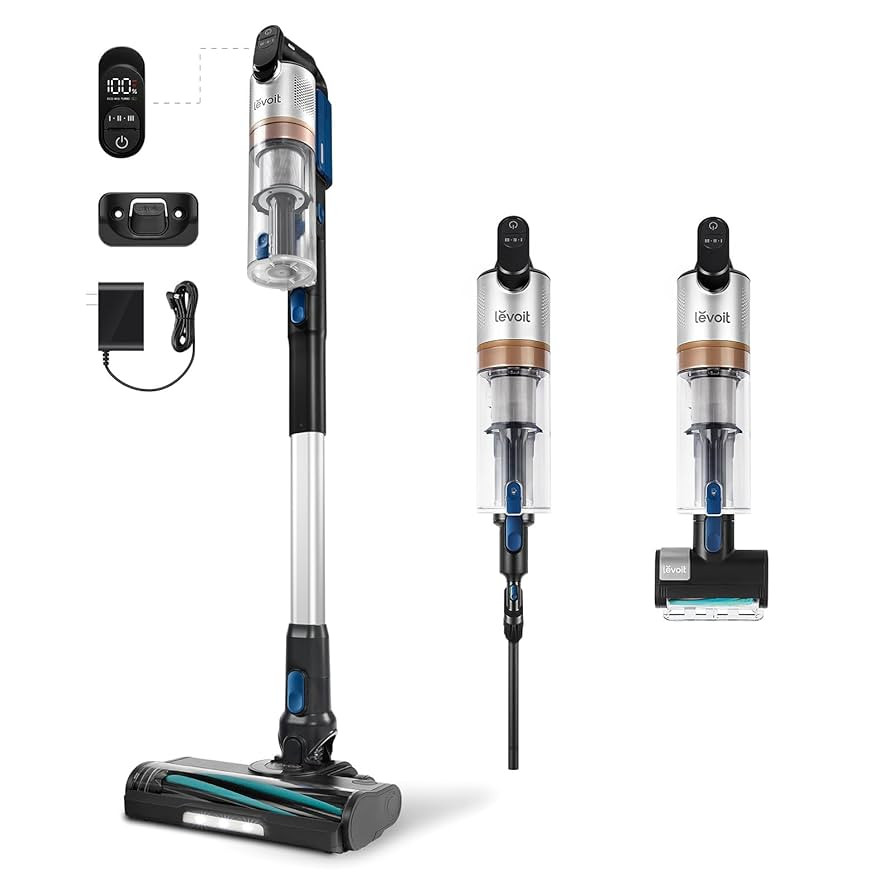 LEVOIT Cordless Vacuum Cleaner with HEPA Filter, Stick Vac with Tangle-Resistant Design, Up to 60... | Amazon (US)