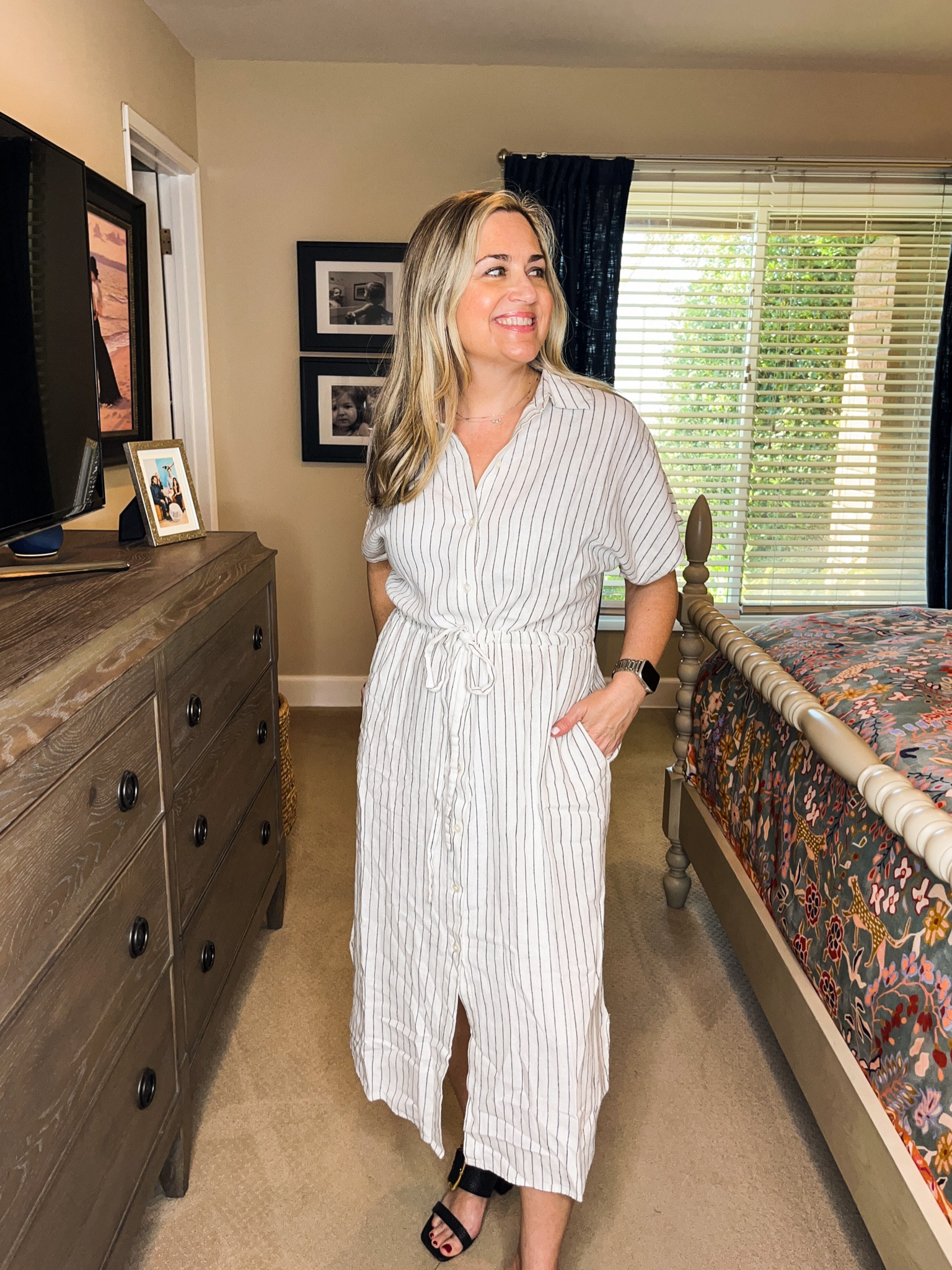 This striped linen dress is perfect for your spring & summer wardrobe. It’s another staple that looks so cute with heels, sandals or sneakers. It’s so affordable too! Wearing XS
.
.
2024 spring fashion, spring capsule wardrobe, 2024 clothing trends for women, grown women outfits, spring 2024 fashion, spring outfits 2024 trends, spring outfits 2024 trends women over 40, spring outfits 2024 trends women over 50, white pants, brunch outfit, summer outfits, summer outfit inspo, outfits with white pants,sandals, cute spring dress, cute spring dresses casual knee length, cute spring dresses short, petite fashion, petite pants, petite trousers, petite fashion over 50, effortlessly chic outfits, effortlessly chic outfits spring, spring capsule wardrobe 2024, spring capsule wardrobe 2024 travel





#LTKover40 #LTKshoecrush #LTKbeauty #LTKstyletip #LTKunder100 #LTKSeasonal #LTKunder50 #LTKparties #LTKtravel