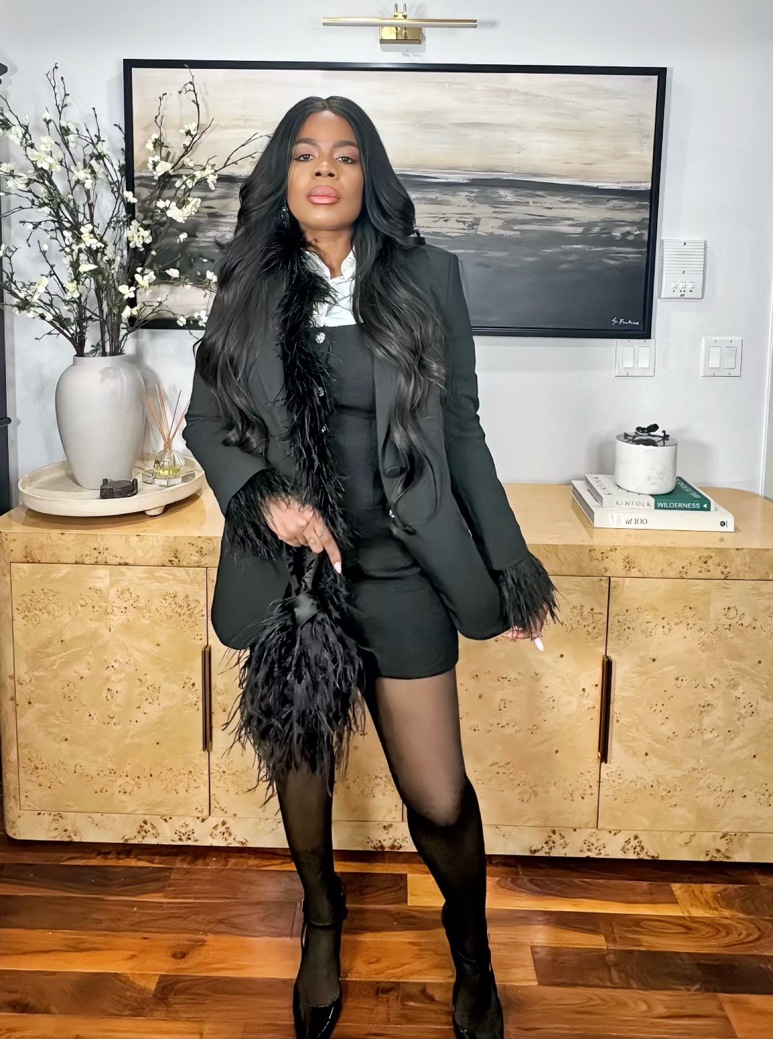Feeling chic and stylish in my all-black outfit 🖤 Who says you can't slay in monochrome?


#fashionista #blackoutfit #styleinspo #monochromemagic #ootd 

#LTKstyletip #LTKVideo #LTKover40
