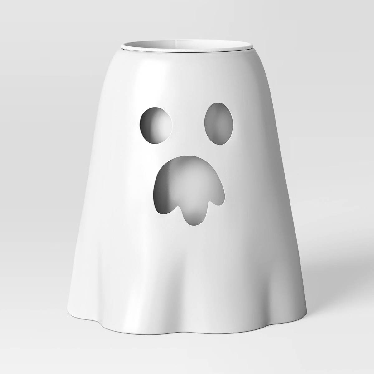 8.25" Small Metal Ghost Planter Halloween Decorative Prop Gray - Hyde and EEK! Boutique™ | Target