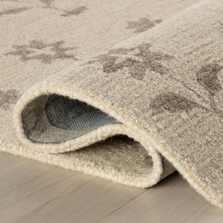 nuLOOM Ella Wool Area Rug, 4' x 6', Ella Sand | Walmart (US)