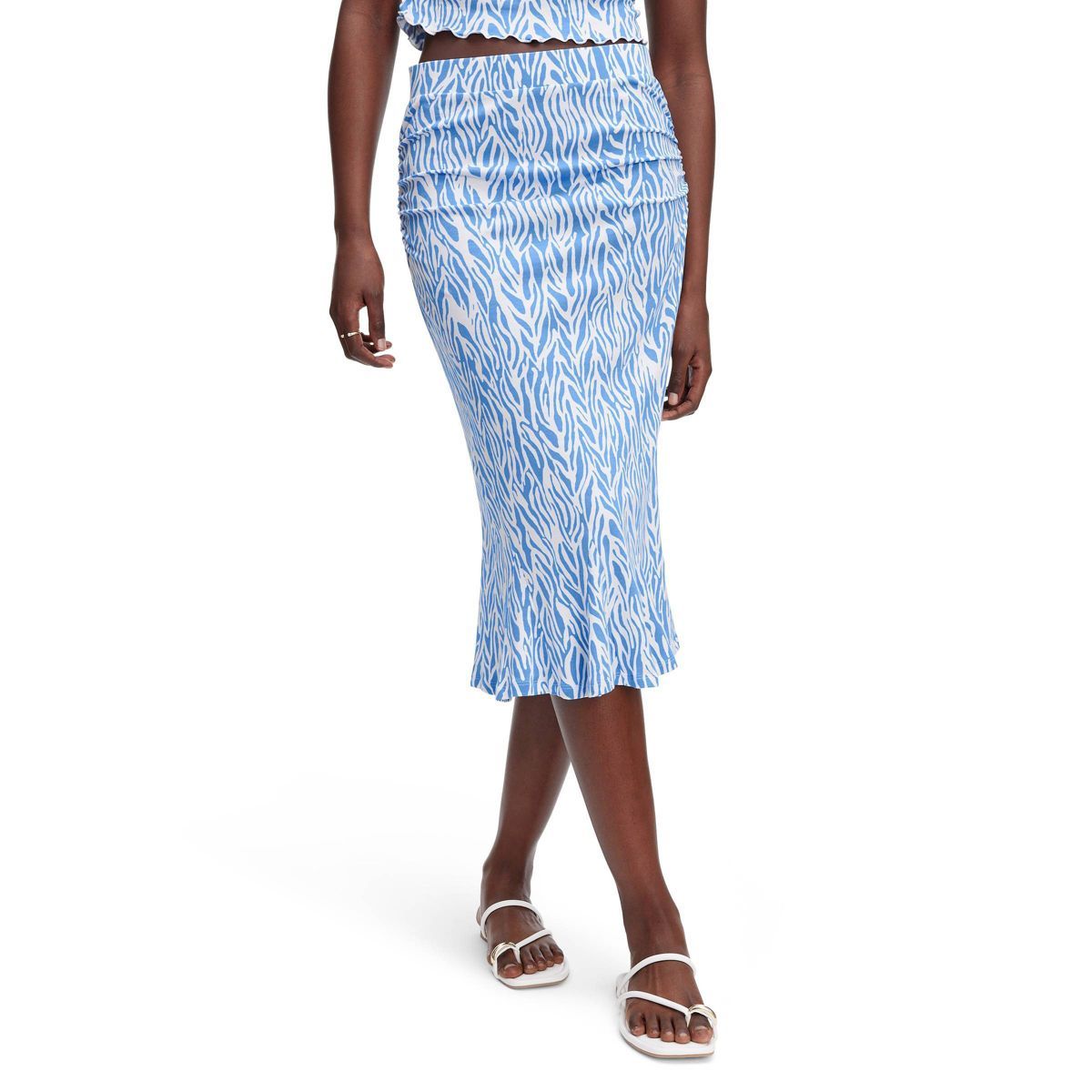 Women's A-Line Sea Twig Blue Skirt - DVF for Target L | Target