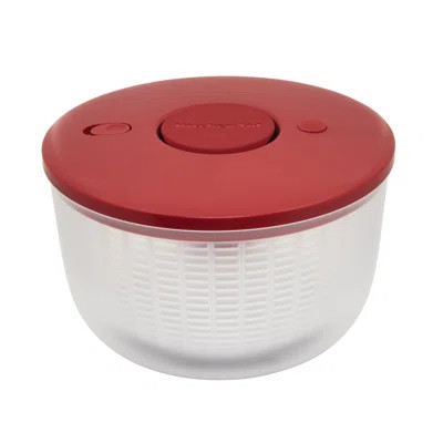 KitchenAid® Universal Salad Spinner with Pump Mechanism and Large Bowl, 7.43 Quart, Empire Red | Wayfair North America