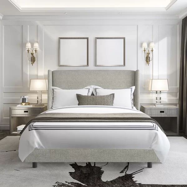 Alrai Upholstered Low Profile Standard Bed | Wayfair North America