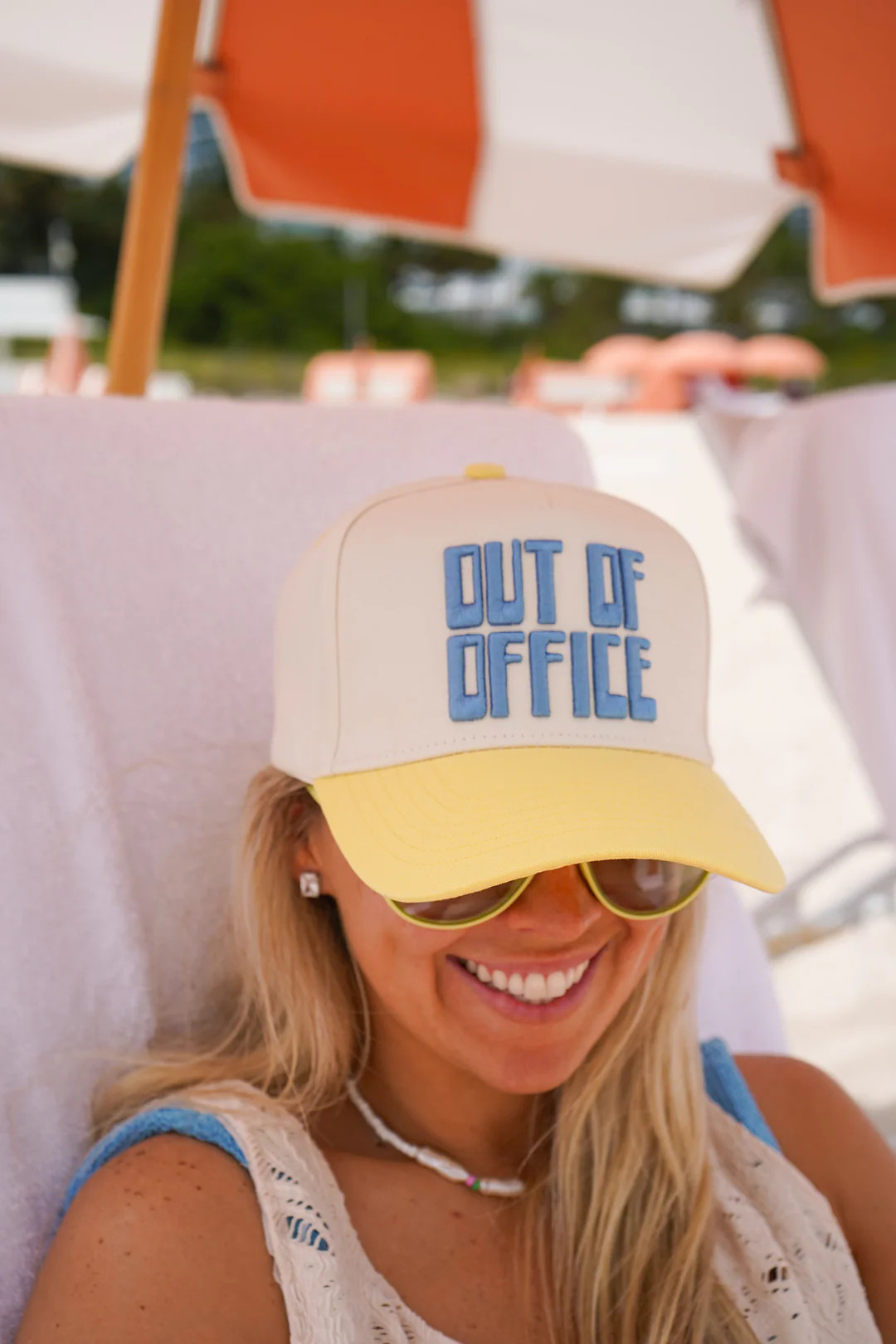 Out of Office - Butter Yellow Trucker Hat | KenzKustomz