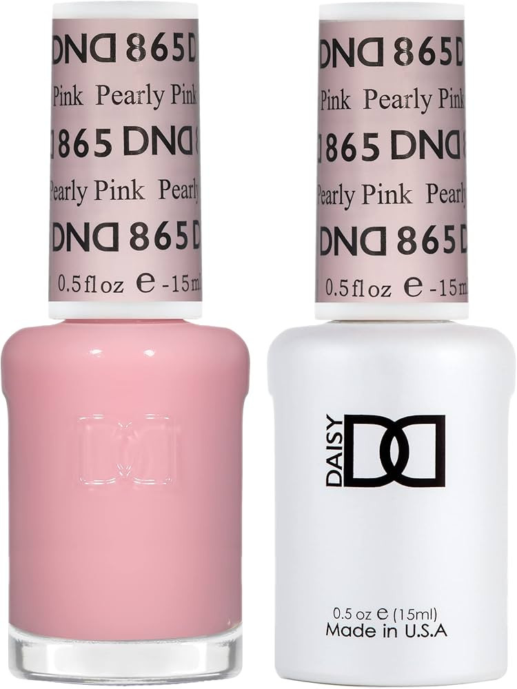 DND Gel Polish Set - 1 each of Gel Polish and Nail Polish, 865 Pearly Pink, 0.5 Fl Oz | Amazon (US)