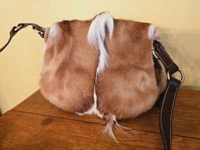 Diane Gail Hand Bag African Antelope Springbok Fur Leather 12” Multi Color  | eBay | eBay US