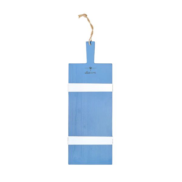 Small Rectangle Charcuterie Board in Blue & White | Caitlin Wilson Design