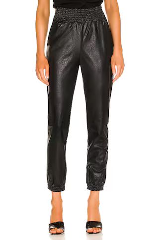 Commando Faux Leather Jogger in Black from Revolve.com | Revolve Clothing (Global)
