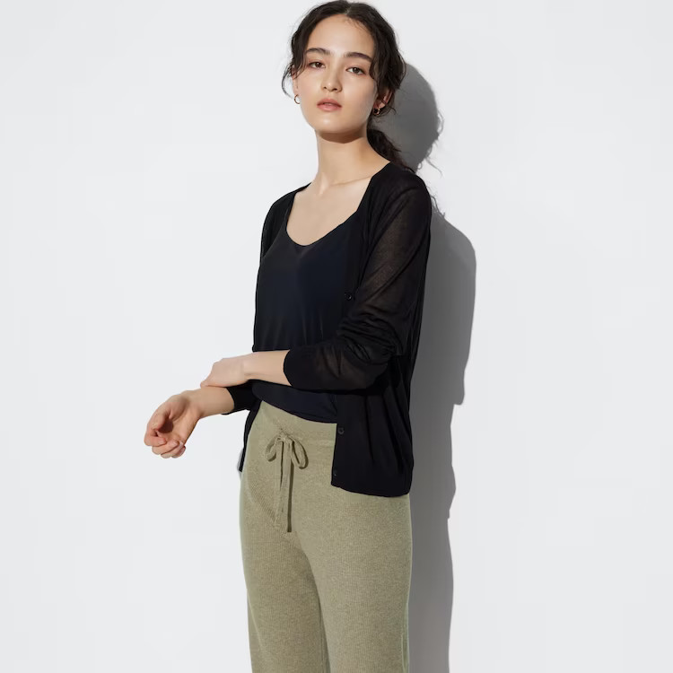 Washable Knit Ribbed Pants | UNIQLO (US)