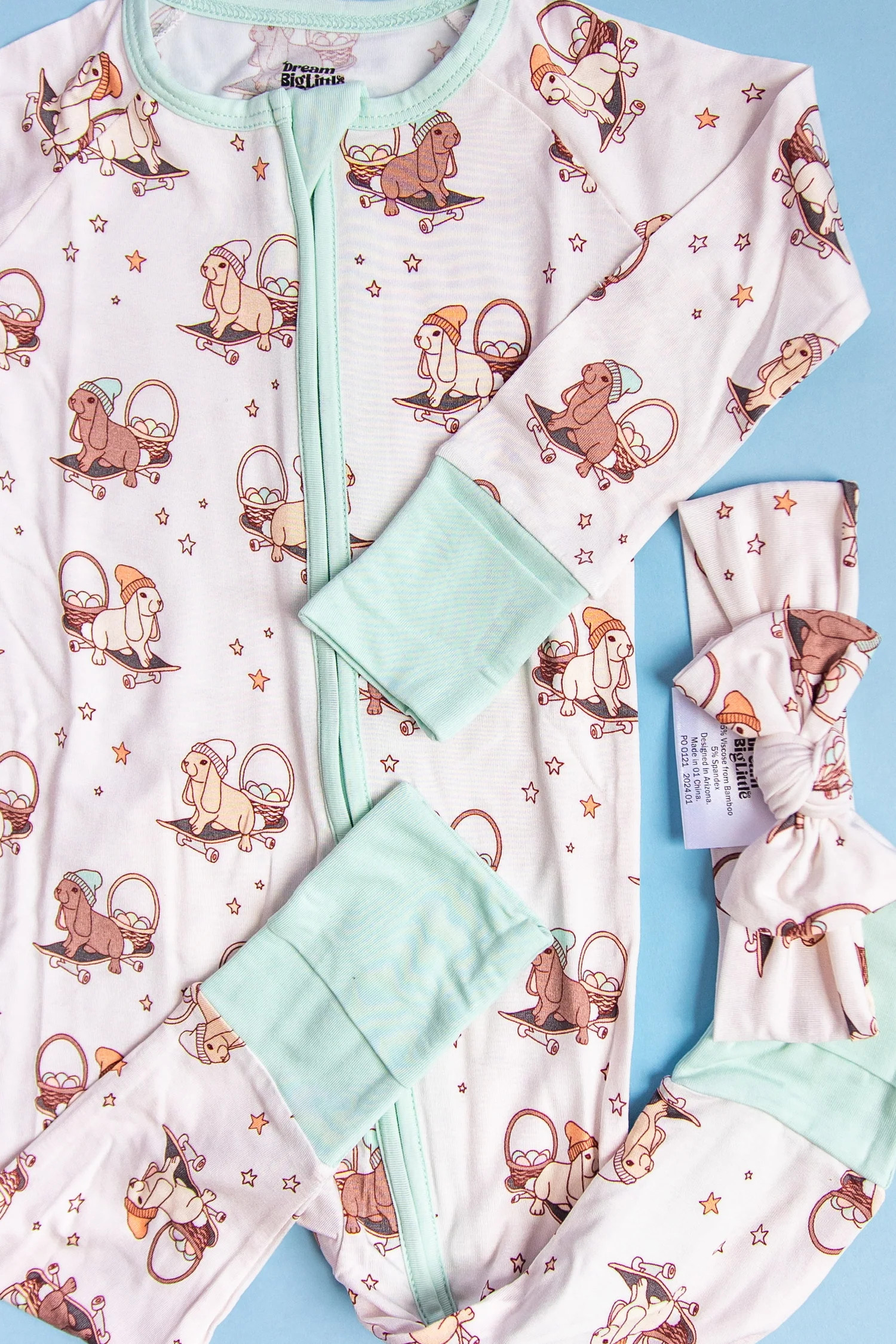 SKATING EGG HUNT DREAM ROMPER | DREAM BIG LITTLE CO