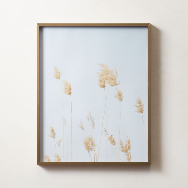Gallery Brass Picture Frame 16"x20" + Reviews | CB2 | CB2