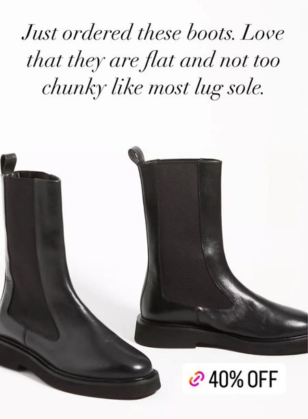 Lug sole boots 

#LTKHoliday #LTKshoecrush #LTKsalealert