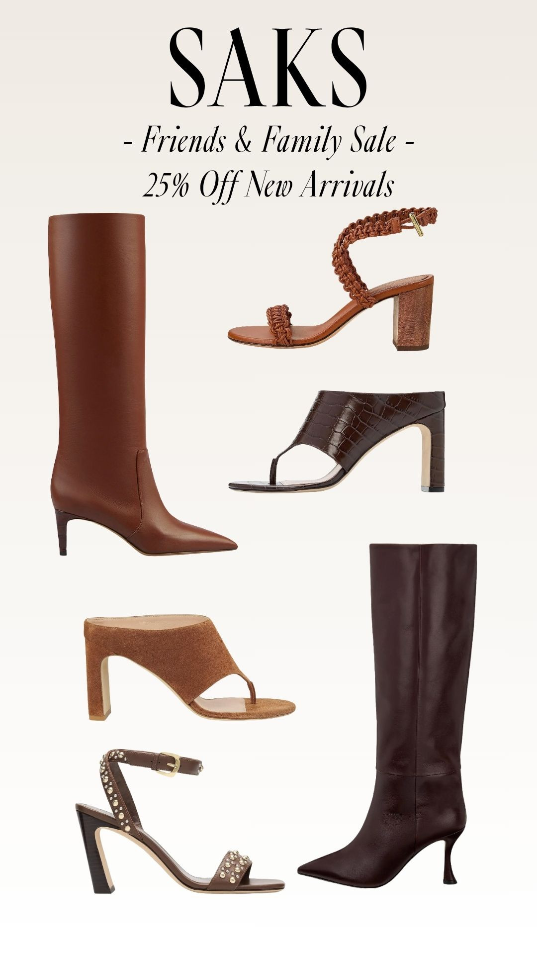 The Saks Friends & Family Sale is here, and I look forward to this one every fall. For a limited time, you can take 25% off select new arrivals, and so many good pieces are included this year. I’m especially loving the rich suede, cool-girl bags, statement jackets, and all of those gorgeous fall tones that make getting dressed this time of year so good. If you’ve had your eye on something for fall, now is definitely the time—you won’t want to miss this one.
@saks #saks #SaksPartner

#LTKSeasonal #LTKOver40 #LTKSaleAlert