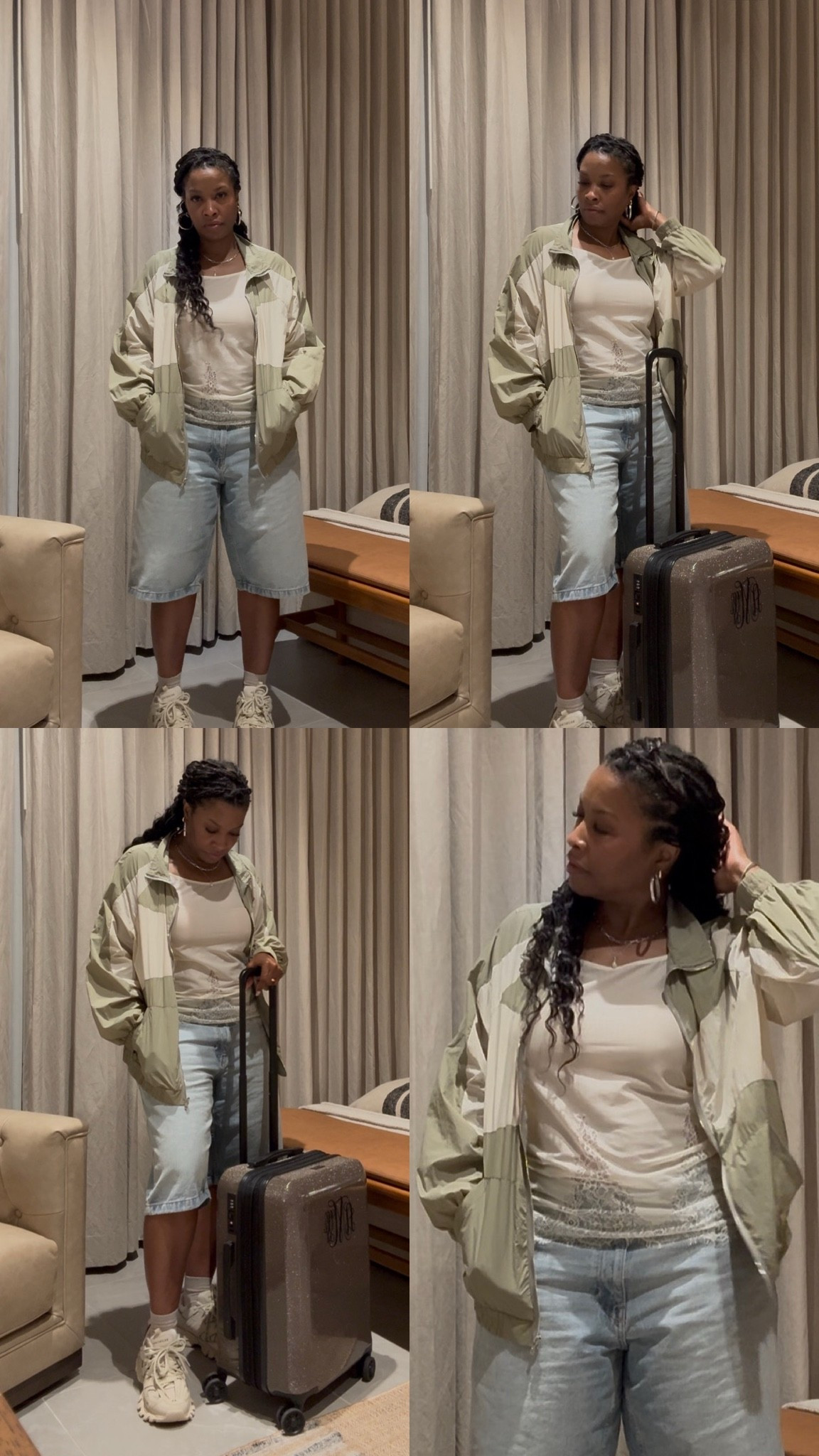 If you're wondering what fashion girls are wearing instead of another denim jacket, it's this. 

Track jackets and sporty windbreakers are having a moment right now, and this SHEIN version gives the look without the designer price tag.

Wear it with:
• Wide-leg denim
• Jorts
• A slip skirt
• Tailored shorts

It’s the versatility for me…
