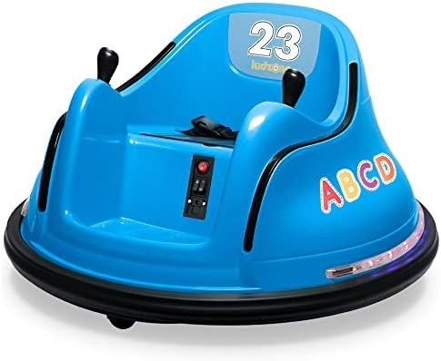 Kidzone 12V 2-Speeds Electric Ride On Bumper Car for Kids & Toddlers 1.5 - 5 Years Old, DIY Stick... | Amazon (US)