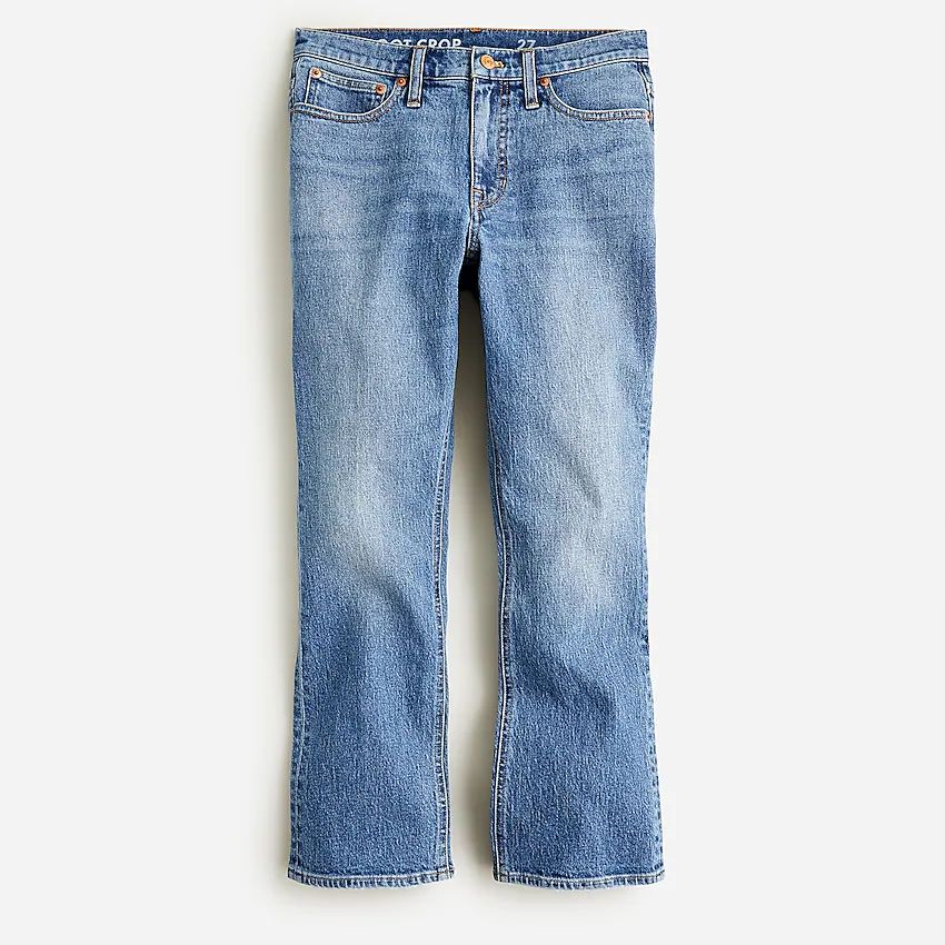 9" demi-boot crop jean in Canopy wash | J.Crew US