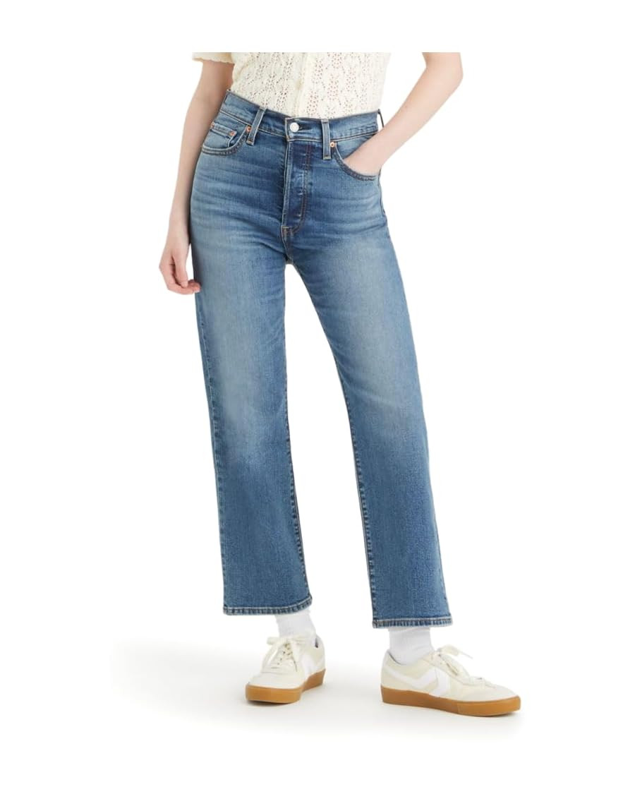 Levi's Women's Ribcage Straight Ankle Jeans | Amazon (US)