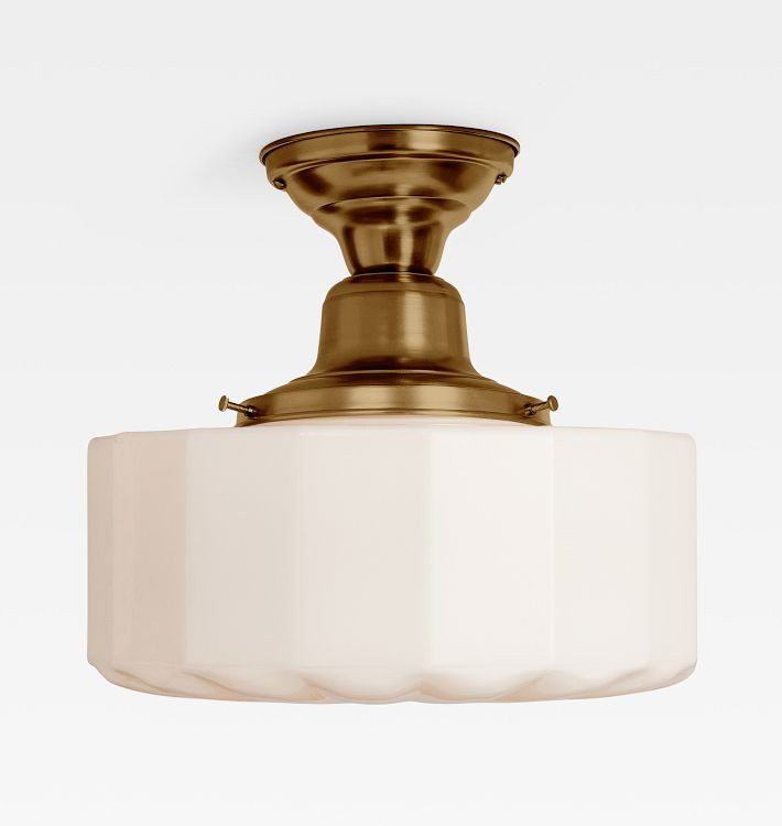 Rose City 6" Fitter Semi-Flush Mount | Rejuvenation