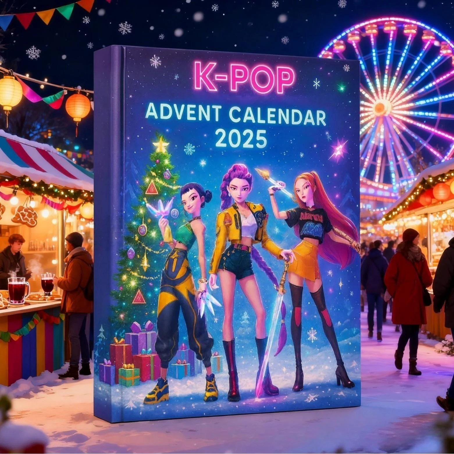 Christmas Advent Calendar 2025 New ,K-Pop Devil Hunter Christmas Countdown Calendars,24 Days of X... | Walmart (US)