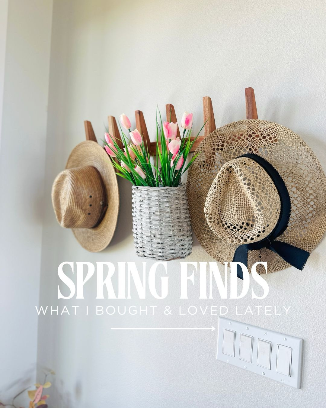 Spring home finds I recently bought and loved lately! 🌷🐰 ☀️ 

+ floral grey basket + faux tulips
+Spring outfit Inspo
+Wooden bunny rabbits - currently on sale for $10
+Ziploc Bag Organizers
+woven Easter bunny from Target!
+easter basket 
+Floral arrangement 
+cropped t-shirt - great quality!

Target Home - Pottery Barn Kids - Amazon Home Finds - Home Finds - Home Spring Decor 


#LTKFindsUnder50 #LTKWatchNow #LTKHome