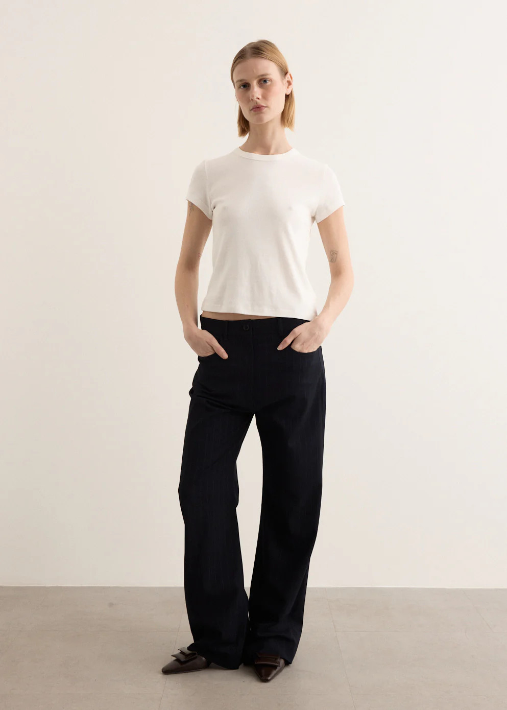 Pinstripe Trousers | Incu